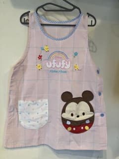 【最終お値下げ】ufufy ミッキーエプロンのサムネイル