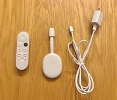 Google Chromecast 本体 リモコン 電源ケーブルセット - メルカリ