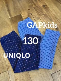 UNIQLO★GAPkids レギンス 2枚セット 星柄 ハート柄