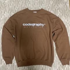 【最終値下げ❗️】code:graphy ブラウン スウェットのサムネイル