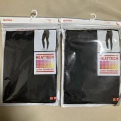 新品 / ユニクロ ヒートテック タイツ L 黒 ブラック / スパッツレギンスのサムネイル