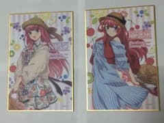 五等分の花嫁 キャラットくじ 色紙のサムネイル