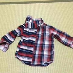 明日まで値下げ⭐︎未使用⭐︎95⭐︎リバーシブルシャツのサムネイル