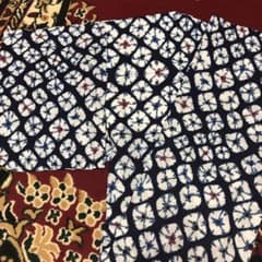 絞り柄 注染　古典本浴衣 美品　値下げのサムネイル