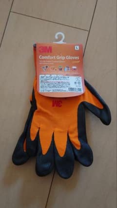 こ*や様 3M Comfort Grip Gloves Lサイズ オレンジ/黒のサムネイル