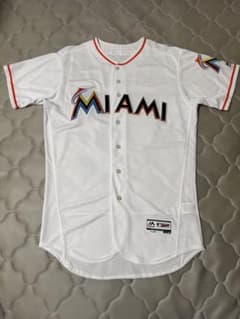 マイアミマーリンズ イチロー オーセンティックユニフォーム 44 - メルカリ