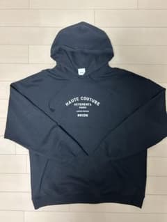 名作】VETEMENTS HAUTE COUTURE ロゴ パーカー M - メルカリ