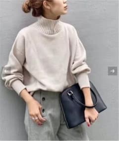 【試着のみ】spickandspanカシミヤウールハイネックプルオーバーのサムネイル