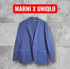 MARNI X UNIQLO チェック柄 テーラードジャケットのサムネイル