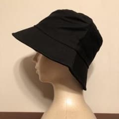 レディース　バケットハット　黒バケハ ブラックのサムネイル