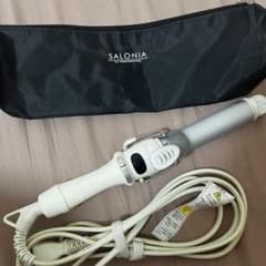 SALONIA ミニカールヘアアイロン 本体 専用ポーチ付き　25mmのサムネイル