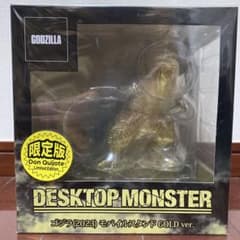 限定】デスクトップモンスター ゴジラ (2023) モバイルスタンド GOLD