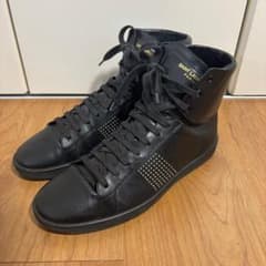 アーカイブ】Saint Laurent 13aw スタッズハイカットスニーカー - メルカリ