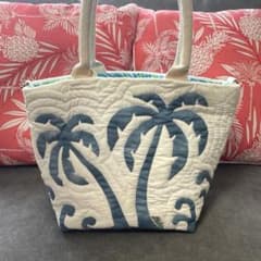 パームツリー　ハワイアンキルト　トートバッグ