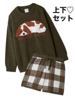 ジェラートピケ プルオーバー&チェックショートパンツ 上下セット キャバリア ジェラートピケ プルオーバー&チェックショートパンツ 上下セット
