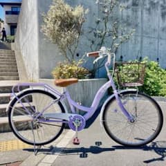 【24インチ】ルピナス カヒコ 子供用自転車 LEDオートライト 整備済 24インチ】ルピナス カヒコ 子供用自転車 LEDオートライト 整備済