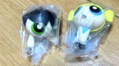 パワーパフガールズ つまんでつなげてマスコット ガチャ 2種セットのサムネイル