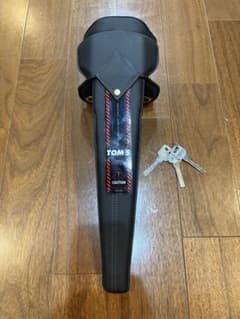 ろくまる様専用 TOM'S ステアリングロック ブラック グレーステッチ