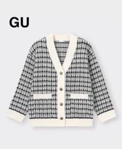GU チェック柄カーディガンのサムネイル