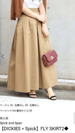 Spick and Span【DICKIES×Spick】FLY SKIRT 2のサムネイル