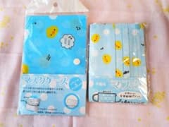 未使用/マスクケース/マスク4枚入り/ひよこ柄のサムネイル