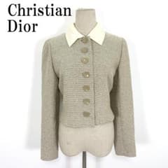 LA9302 クリスチャンディオール ジャケット ベージュ ウール 9 LA9302 クリスチャンディオール ジャケット ベージュ ウール 9 - メルカリ