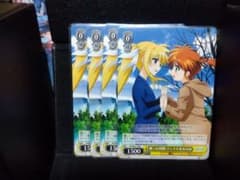 ヴァイスシュヴァルツ　なのは　願った時間フェイト＆なのは　4枚セット ヴァイスシュヴァルツ なのは 願った時間フェイト＆なのは 4枚セット