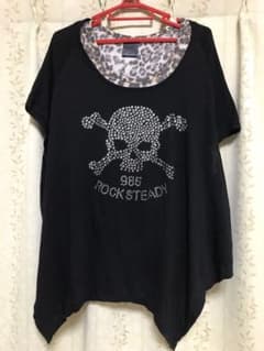 スカル　ドクロ　Tシャツ トップス カットソー　タンクトップ　2点セットのサムネイル