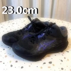 asics バスケットボールシューズ 黒　23cm バッシュ　アシックス　バスケ