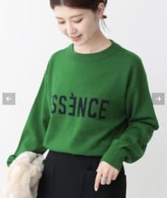 完売 Spick and Span ESSENCEロゴニット グリーン 未開封のサムネイル