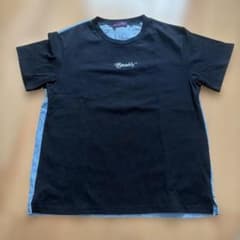 キッズTシャツ 黒/青のサムネイル