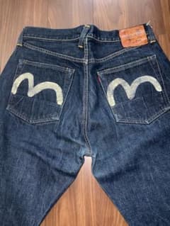 EVISU 2501 YAMANE No.2カモメデニム 濃紺 旧タグ鯛パッチ EVISU 2501 YAMANE No.2カモメデニム 濃紺 旧タグ鯛パッチ - メルカリ
