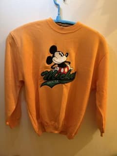Mickey & Co. 미키 마우스 자수 스웨터 L 빈티지