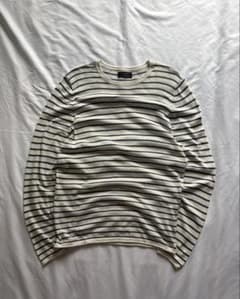 ZARA MAN Border Pattern Cotton Cut-sew - メルカリ