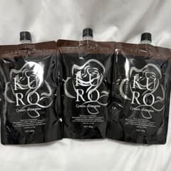 KURO クリームシャンプー ダークブラウン 400g 3パックセット 新品】KURO クリームシャンプー 400g×3個セット ダークブラウン - メルカリ