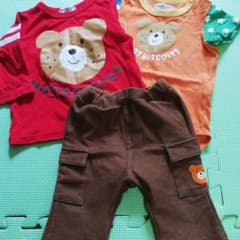 ミキハウス3点・familiarのズボンセットのサムネイル