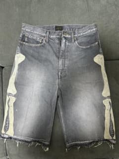 KAPITAL Bone ボーン デニムショートパンツ 34 KAPITAL KOUNTRY ボーン刺繍 デニムショートパンツ 34 - メルカリ