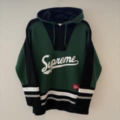supreme reflective hooded hockey top S 緑のサムネイル