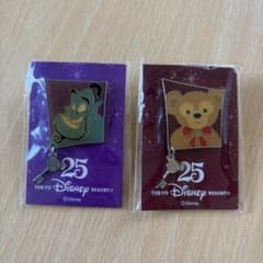 東京ディズニーリゾート 25周年 ピンバッジ 2種セット - メルカリ