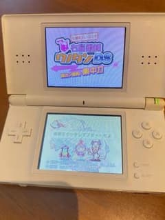 【Nintendo DS Lite 白＋ソフト13本】動作確認・充電ケーブル付！のサムネイル