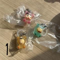 クレヨンしんちゃん めじるしアクセサリー みんなでくまパジャマのサムネイル