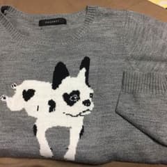 PEGEBOY 薄手ニット フレンチブルドッグのサムネイル