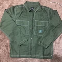 HUF ミリタリージャケット Sサイズ オリーブグリーン - メルカリ