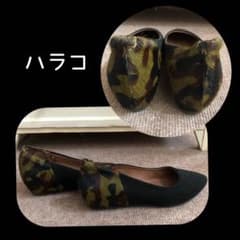 さらに値下げ！gaimo ハラコインヒールパンプスのサムネイル