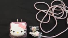 Hello Kitty 充電器のコンセントカバーとケーブルカバーセットのサムネイル