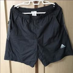 アディダス ハーフパンツ  ブラック＆ホワイトのサムネイル