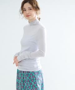 未使用 Demi-Luxe BEAMS /ソフト天竺 ボトルネック プルオーバーのサムネイル