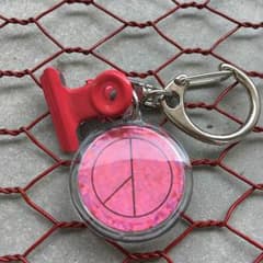 peaceminusone ホログラム キーリング ミニクリップ付きのサムネイル