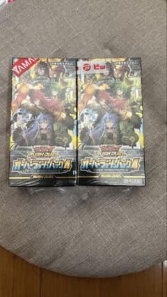 新品　シュリンク付き　遊戯王ラッシュデュエル オーバーラッシュパック4　2Boxのサムネイル