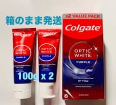 Colgate Optic White Purple 歯磨き粉 2本セットのサムネイル